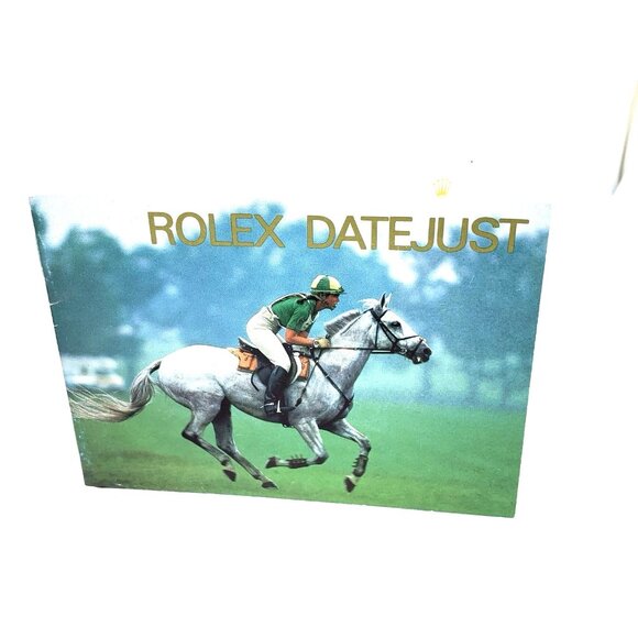 Authentic Rolex Datejust 90's Vintage 1996 Green Booklet Manual 593.56 - Picture 1 of 10